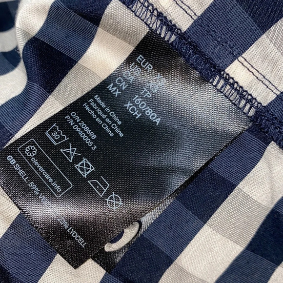 H&M checkered maxi dress size xsmall - Picture 10 of 11